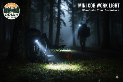 Oriah Outdoor Mini COB Light - lifestyle campsite night shot